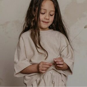 The Simple Folk oversized terry top.